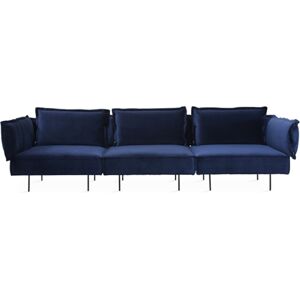 HANDVÄRK FURNITURE Modular 3 Pers. Sofa L: 296 cm - Velvet Royal Blue