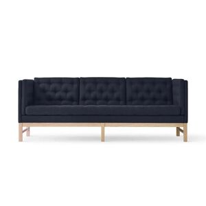 Fredericia Erik Jørgensen EJ 315-3 3 Pers. Sofa L: 210 cm - Mood 2103 Blå/Sæbebehandlet Eg