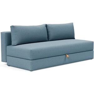 Innovation Living Osvald Sovesofa L: 200 cm - Mat Sort/Mixed Dance Light Blue