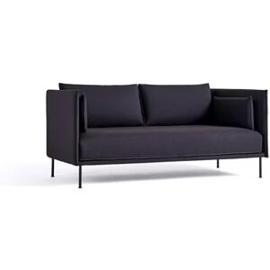 HAY Silhouette 3 Personers Sofa Mono L:212 cm - Remix 373 / Black Powder Coated Steel