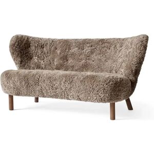 &Tradition Little Petra VB2 Sofa L: 150 cm - Oiled Walnut/Sheepskin Sahara