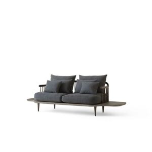 &Tradition Fly SC3 Sofa w. Side Tables L: 240 cm - Smoked Oiled Oak/Hot Madison 093