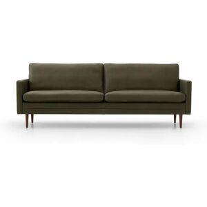 Mogens Hansen MH2615 3 pers. sofa L: 210 cm - Frej 14 Læder/Valnød