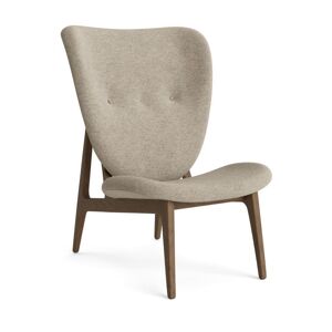 NORR11 Elephant Lounge Chair Fully Upholstered SH: 38 cm - Light Smoked Oak/Barnum Col 3