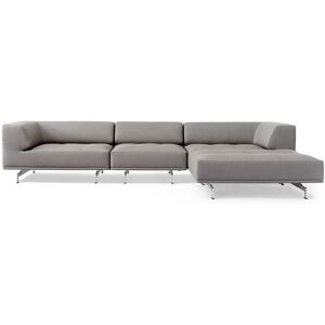 Fredericia 450 Delphi Sofa m. Chaiselong L: 325 cm - Steelcut Trio 2/Aluminium