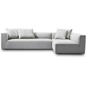 Juul 101 Hjørnesofa inkl. Rygpuder 297x197x65 cm - Prune 0026/Sortlakeret Træ