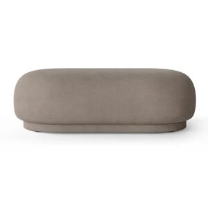 Ferm Living Rico Ottoman Brushed L: 124 cm - Warm Grey