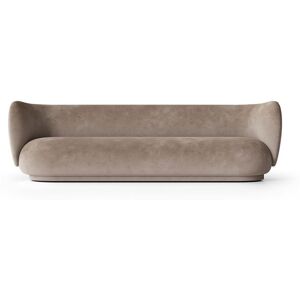 Ferm Living Rico 4 Personers Faded Velvet L: 260 cm - Beige