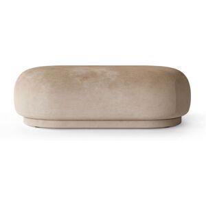 Ferm Living Rico Ottoman Faded Velvet L: 124 cm - Sand