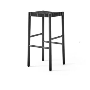 &Tradition TK8 Betty Bar Chair H: 76cm - Black w. Black Linen