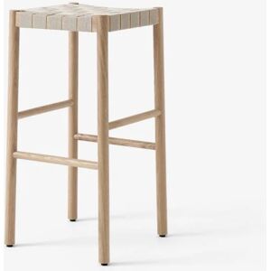 &Tradition TK8 Betty Bar Chair H: 76cm - Oak w. Natural Linen