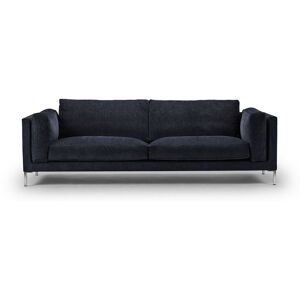 Juul 301 2,5 Pers. Sofa L: 240 cm - Tobacco 16/Børstet Rustfrit Stål