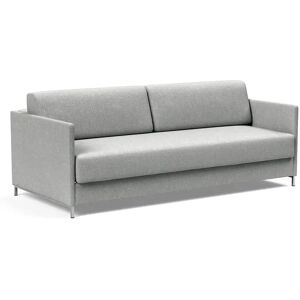 Innovation Living NORDHAM Sovesofa L: 211 cm - Micro Check Grey/Rustfrit Stål