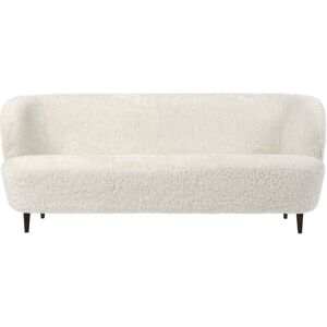 GUBI Stay Sofa Fully Upholstered SH: 40 cm - Smoked Oak/Off White