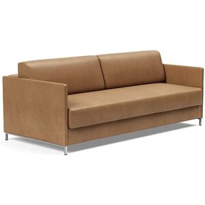 Innovation Living NORDHAM Sovesofa L: 211 cm - Faunal Brown/Rustfrit Stål