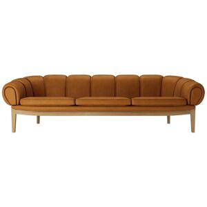 GUBI Croissant Sofa SH: 46 cm - Oak / Chamois Cuoio