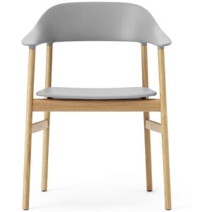 Normann Copenhagen Herit Armchair SH: 45 cm - Oak Base/Grey