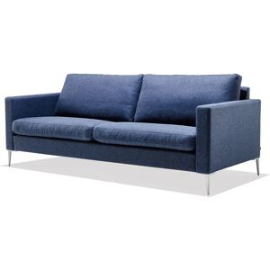 Søren Lund SL 429 2 Pers. Sofa L: 175 cm - Main Line Flax Blå/IG 15 Mat Aluminium