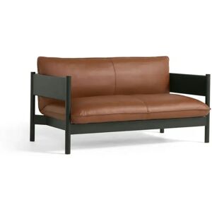 HAY Arbour Club Sofa B: 150 cm - Nevada NV2488S / Bottle Green Lacquered Solid Beech