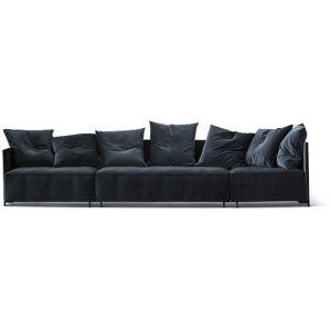 Bent Hansen Pado 1 4 pers. Sofa L: 322 cm - Cassia Graphite / Sort Stel