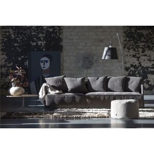 Bent Hansen Pado 1 3 pers. Sofa L: 245 cm - Eros 36 Light Brown / Sort Stel