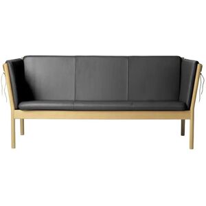 FDB Møbler J149 3 pers. sofa Erik Ole Jørgensen L: 185 cm - Natur Eg/Sort