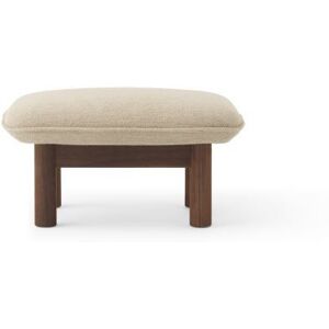 Audo Copenhagen Brasilia Ottoman H: 40 cm - Walnut/Bouclé 02