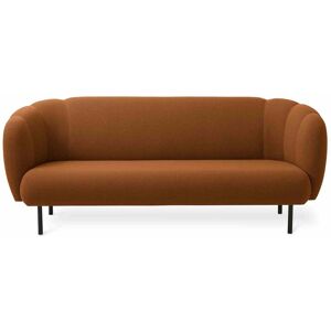 Warm Nordic Cape 3 Seater W Stitches Sofa L: 200 cm - Terracotta