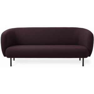 Warm Nordic Cape 3 Seater Sofa L: 200 cm - Burgundy