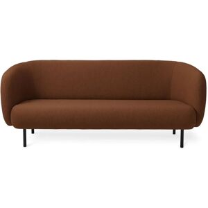 Warm Nordic Cape 3 Seater Sofa L: 200 cm - Spicy Brown