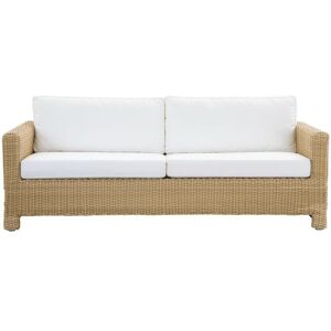 Sika Design Sika-Design Georgia Garden Carrie 3 Pers. Sofa B: 200 cm - ALU Natur/CY101 White