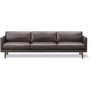 Fredericia 5623 Calmo 3 Pers. Sofa L: 250 cm - Max 96 Brun Læder/Røget Eg