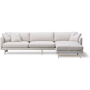 Fredericia 5625 Calmo 3 Pers. Sofa m. Chaiselong 80 L: 250 cm - Sunniva 717/Lakeret Eg