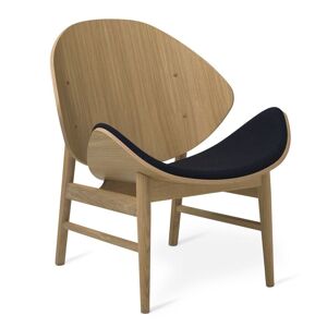 Warm Nordic The Orange Lounge Chair SH: 38 cm - Oak/Midnight Blue