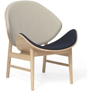 Warm Nordic The Orange Lounge Chair SH: 38 cm - Oak/Grey/Blue