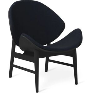 Warm Nordic The Orange Lounge Chair SH: 38 cm - Black/Midnight Blue