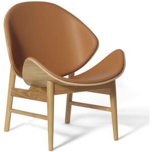 Warm Nordic The Orange Lounge Chair SH: 38 cm - Oak/Cognac