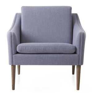 Warm Nordic Mr. Olsen Lounge Chair SH: 46 cm - Smoked Oak/Soft Violet