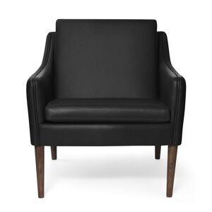Warm Nordic Mr. Olsen Lounge Chair SH: 46 cm - Smoked Oak/Black