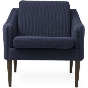 Warm Nordic Mr. Olsen Lounge Chair SH: 46 cm - Smoked Oak/Royal Blue