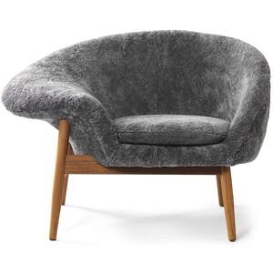 Warm Nordic Fried Egg Loungestol Venstre SH: 40 cm - Scandinavian Grey