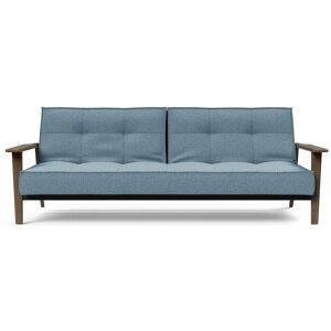 Innovation Living Splitback Frej Sofa Bed B: 232 cm - Smoked Oak/525 Mixed Dance Light Blue