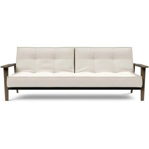 Innovation Living Splitback Frej Sofa Bed B: 232 cm - Smoked Oak/531 Bouclé Off White