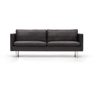 Mogens Hansen MH276 3 Pers Sofa L: 210 cm - Camaro 18 Black/Mat Stål