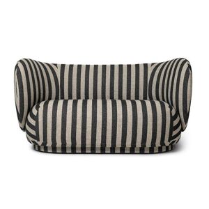 Ferm Living Rico 2-Seater Sofa Louisiana B: 150 cm - Sand/Black FORUDBESTIL: Leveringstid på 11 uger.