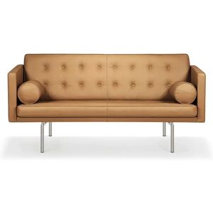 Dux Ritzy 2 Pers. Sofa L: 180 cm - Chrome/Naturale Camel