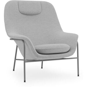 Normann Copenhagen Drape Lounge Chair High Steel H: 103 cm - Hallingdal 0110