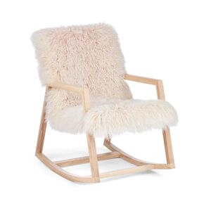 Natures Collection Rocking Chair with Sheepskin Cover B: 78 cm - Ash