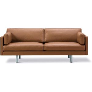 Erik Jørgensen EJ220 2062 2 Pers. Sofa 100 L: 212 cm - Cognac Omni Læder/Krom