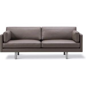 Erik Jørgensen EJ220 2062 2 Pers. Sofa 100 L: 212 cm - Brun Omni Læder/Krom